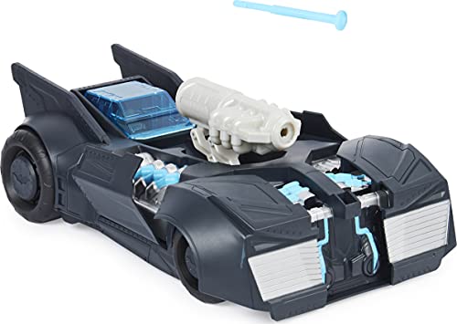 0778988376768 - DC COMICS BATMAN, TECH DEFENDER BATMOBILE, TRANSFORMING VEHICLE WITH BLASTER LAUNCHER, KIDS TOYS FOR BOYS AGES 4 AND UP
