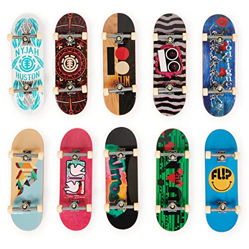 0778988391068 - TECH DECK, DLX PRO 10-PACK OF COLLECTIBLE FINGERBOARDS, FOR SKATE LOVERS, KIDS TOY FOR AGES 6 AND UP