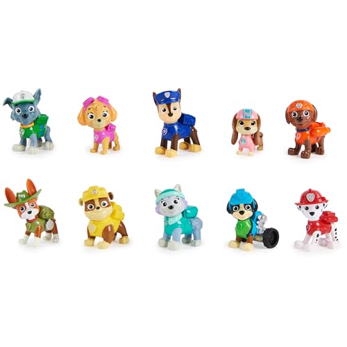 0778988435922 - PAW PATROL, 10TH ANNIVERSARY, ALL PAWS ON DECK TOY FIGURES GIFT PACK WITH 10 COLLECTIBLE ACTION FIGURES, KIDS TOYS FOR AGES 3 AND UP