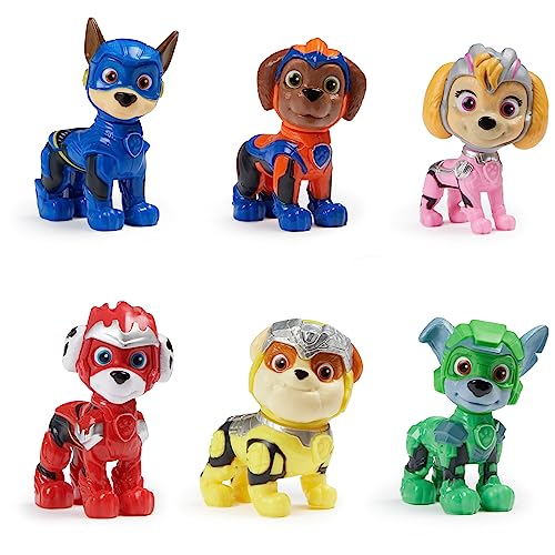 0778988466438 - PAW PATROL: THE MIGHTY MOVIE, TOY FIGURES GIFT PACK, WITH 6 COLLECTIBLE ACTION FIGURES, KIDS TOYS FOR BOYS AND GIRLS AGES 3 AND UP