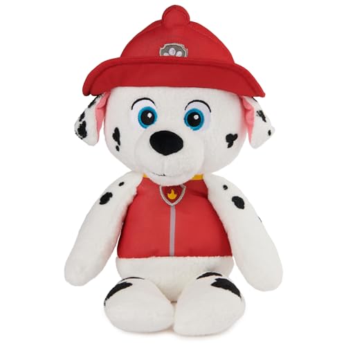0778988468210 - GUND PAW PATROL OFFICIAL MARSHALL TAKE ALONG BUDDY PLUSH TOY, PREMIUM STUFFED ANIMAL FOR AGES 1 & UP, RED/WHITE, 13”