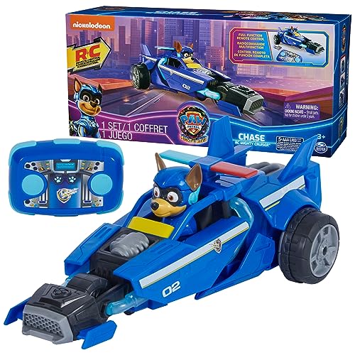 0778988469095 - PAW PATROL: THE MIGHTY MOVIE, REMOTE CONTROL CAR WITH MOLDED MIGHTY PUPS CHASE, KIDS TOYS FOR BOYS & GIRLS 3+