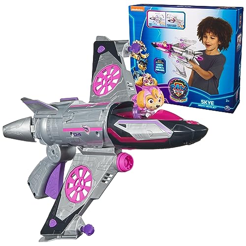 0778988486870 - PAW PATROL: THE MIGHTY MOVIE, TRANSFORMING RESCUE JET WITH SKYE MIGHTY PUPS ACTION FIGURE, LIGHTS AND SOUNDS, KIDS TOYS FOR BOYS & GIRLS 3+