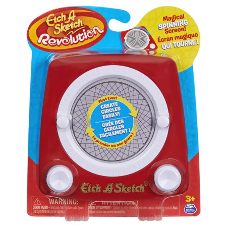0778988543825 - ETCH A SKETCH REVOLUTION, DRAWING TOY WITH MAGIC SPINNING SCREEN, FOR AGES 3 AND UP