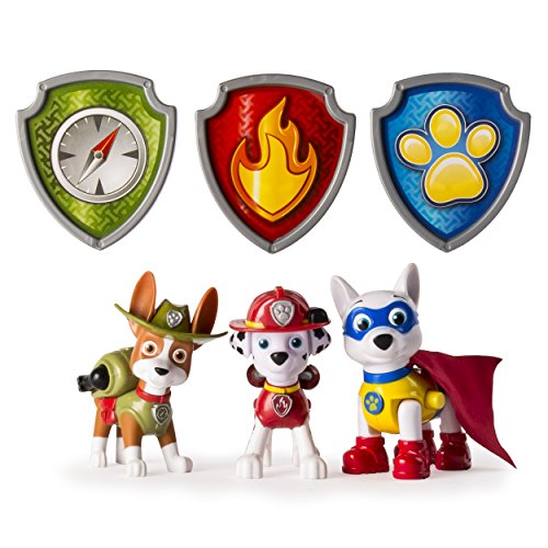 0778988642726 - PAW PATROL TRACKER MARSHALL & APOLLO ACTION PUP TOYS, PACK OF 3