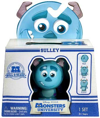 0778988987803 - DISNEY PIXAR MONSTERS UNIVERSITY - ROLL-A-SCARE MONSTERS - SULLEY