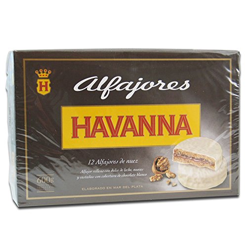 7791875005926 - HAVANNA LUXURY ALFAJORES WHITE CHOCOLATE WITH NUTS X 12