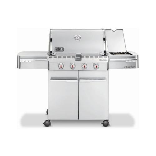 0077924002809 - WEBER GRILLS SUMMIT S-420 4-BURNER STAINLESS STEEL NATURAL GAS GRILL 7220001