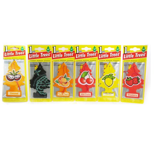 7795735106570 - 24 LITTLE TREES CAR SCENT HOME AIR FRESHENER HANGING OFFICE ASSORTED 24 PK NEW