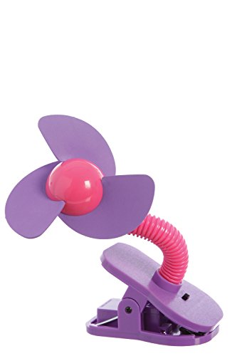 7797478142020 - TEE-ZED T01 CLIP-ON FAN GREAT FOR THE BEACH, POOL, CAMPING, WORK, LOUNGING OR JUST CHILLIN'! -PINK PURPLE