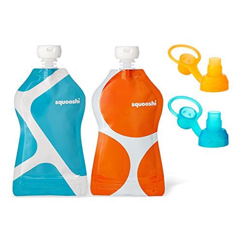 7797478148633 - SQUOOSHI G.O. REUSABLE FOOD POUCH & CHOOMEE SIP'N COMBO PACK COLOR: 2 PACK - SIP'N TOP COMBO, MODEL:
