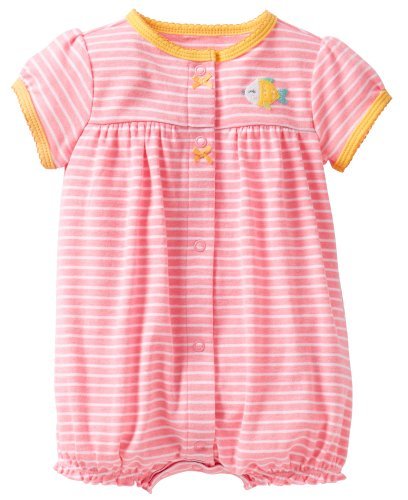 7797478164756 - CARTER'S STRIPED CREEPER (BABY) - FISH-12 MONTHS COLOR: PINK SIZE: 12 MONTHS, MODEL: 940001BABY-GIRLS