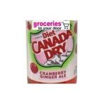 0078000141160 - CANADA DRY GINGER ALE DIET CRANBERRY CAN