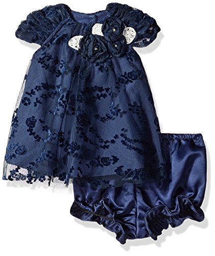 0780176652899 - PIPPA & JULIE BABY GIRLS' FLOWER FLOAT DRESS, BLUE, 6/9 MONTHS