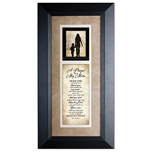 0780308038126 - A PRAYER FOR MY MOM 8 X 16 WOOD WALL ART FRAME PLAQUE