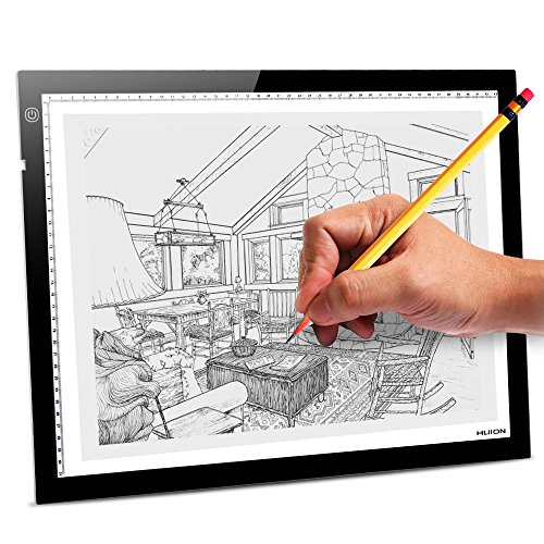 0780330042771 - HUION A3 23.5 INCH ADJUSTABLE ULTRA-THIN LARGE TRACING LIGHT BOX LED DRAWING PHOTOGRAPHY BOARD, AC POWERED LIGHT PAD, ADJUSTABLE BRIGHTNESS
