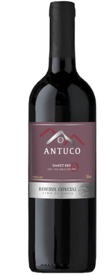 7804342026642 - VHO CHILENO ANTUCO 750ML SWEET RED