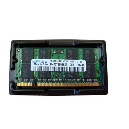 7805714346443 - SAMSUNG 1GB PC2-5300 DDR2-667MHZ NON-ECC UNBUFFERED CL5 200PIN M470T2953EZ3-CE6