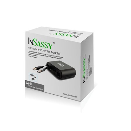 0780742382380 - INSASSY® GAMECUBE CONTROLLER ADAPTER FOR WII U AND PC