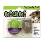 0780824102813 - GO CAT GO BUTTERFLY BALL TOY WITH CATNIP 1 TOY 1 TOY