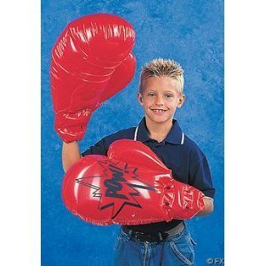 0780984484293 - FUN EXPRESS SINGLE PAIR GIANT JUMBO INFLATABLE BOXING GLOVES TOY