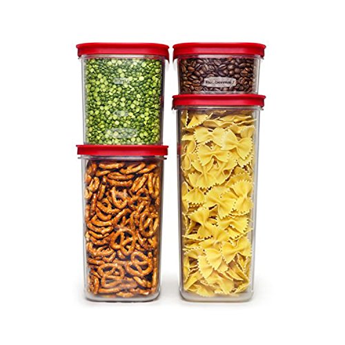 0781147871189 - RUBBERMAID MODULAR DRY FOOD STORAGE ZYLAR 4-CONTAINER SET