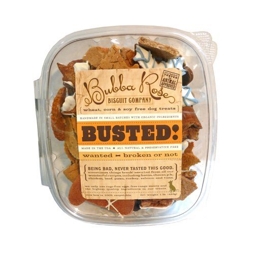 0781163587149 - BUBBA ROSE BUSTED! DOG BISCUITS - 1 POUND BY BUBBA ROSE BISCUIT CO.