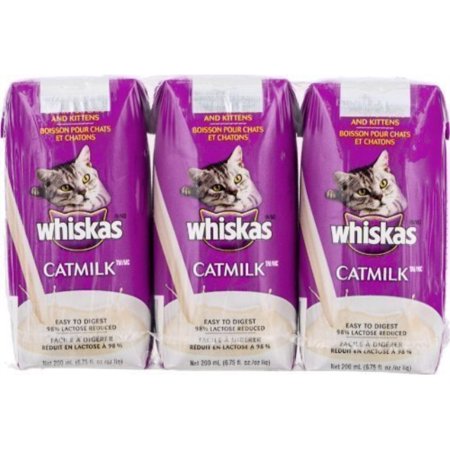 0781163687757 - WHISKAS CATMILK FOR CATS AND KITTENS - 6.75 FL OZ. - 3CT