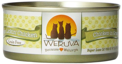 0781163864301 - WERUVA CAT FOOD, PAW LICKIN' CHICKEN, 5.5-OUNCE CANS (PACK OF 24)