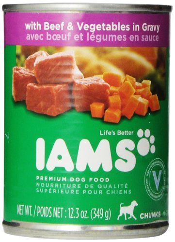 0781163869221 - IAMS PROACTIVE HEALTH ADULT CHUNKS WITH BEEF & VEGETABLES IN GRAVY WET DOG FOOD 12.3 OZ. (PACK OF 12) BY IAMS