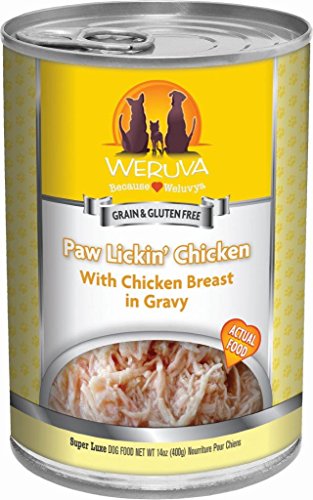 0781163879640 - WERUVA DOG FOOD, PAW LICKIN' CHICKEN,14-OUNCE CANS(PACK OF 12)