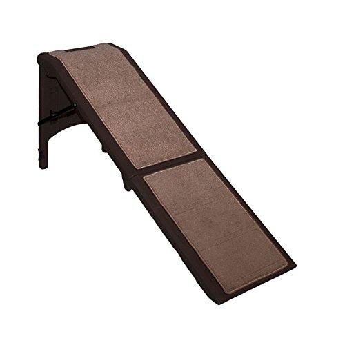 0781163901129 - PET GEAR FREE STANDING PET RAMP FOR CATS AND DOGS UP TO 200-POUND, CHOCOLATE