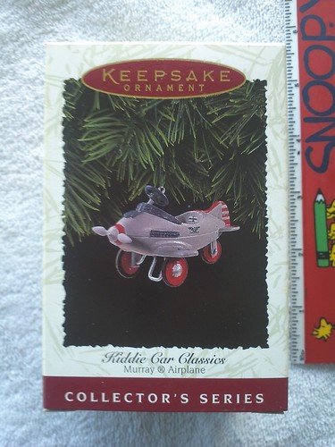 0781213777728 - HALLMARK KEEPSAKE ORNAMENT KIDDIE CAR CLASSICS MURRAY PURSUIT AIRPLANE - 1996 (QX5364)
