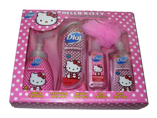 0781264119263 - HELLY KITTY BABY FRIENDLY BODY WASH TRAVEL KIT BY DIAL