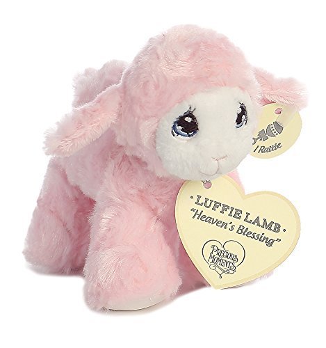 0781264252762 - PRECIOUS MOMENTS LUFFIE LAMB HEAVEN'S BLESSINGS BABY RATTLE - PINK BY PRECIOUS MOMENTS