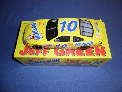 0781317013173 - 2001 NASCAR ACTION RACING COLLECTIBLES . . . JEFF GREEN #10 NESTLE NESQUIK 1/24 DIECAST . . . LIMITED EDITION 1 OF 2,376
