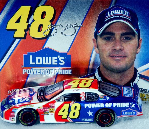 0781317224746 - 2003 NASCAR ACTION RACING COLLECTABLES . . . JIMMIE JOHNSON #48 LOWE'S / POWER OF PRIDE CHEVY MONTE CARLO 1/64 DIECAST . . . LIMITED EDITION 1 OF 11,616
