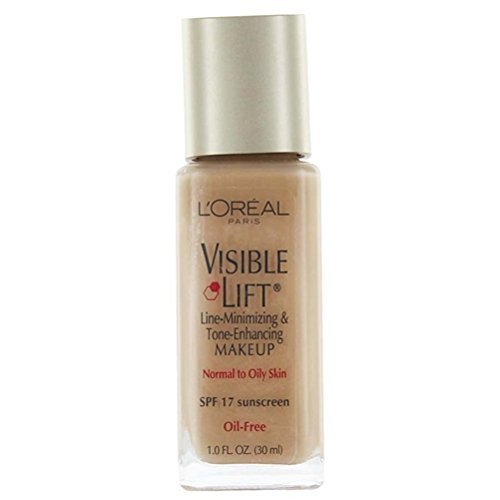0781549105509 - L'OREAL VISIBLE LIFT - LINE MINIMIZING & TONE ENHANCING MAKEUP - NORMAL TO OILY SKIN - SPF 17 - 1.0OZ - SUN BEIGE 154 BY L'OREAL PARIS