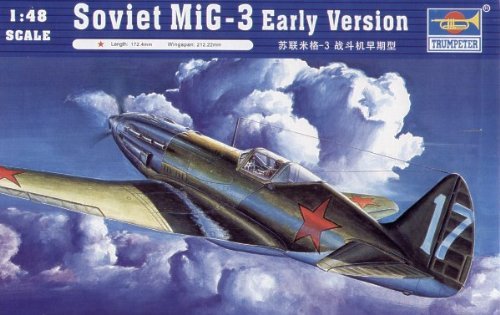 0781624358691 - TRUMPETER 1/48 MIG3 EARLY VERSION SOVIET FIGHTER MODEL KIT BY TRUMPETER