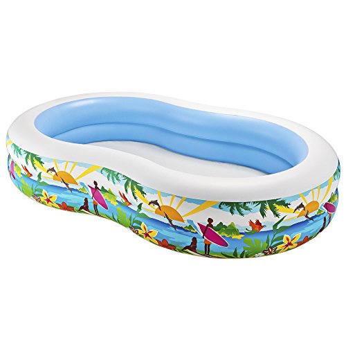 0781624468192 - INTEX SWIM CENTER PARADISE INFLATABLE POOL, 103 X 63 X 18, FOR AGES 3+