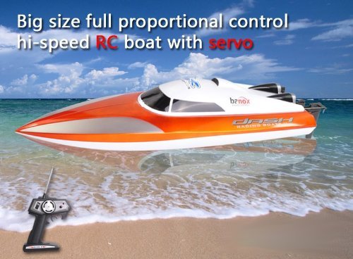 0781624492654 - BANOX EXTREME FAST BIG RC RACING BOAT 18 RADIO CONTROL MOSQUITO CRAFT WITH SERVO (COLOR MAY VARY) BY AMAZING TECH DEPOT