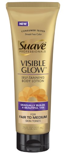 0781624758385 - SUAVE PROFESSIONALS VISIBLE GLOW SELF-TANNING BODY LOTION, FAIR TO MEDIUM 7.5 OZ
