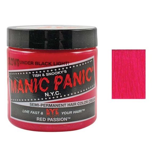 0781624764133 - MANIC PANIC ~ SEMI-PERMANENT HAIR DYE ~ RED PASSION