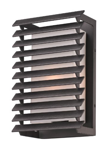 0782042791923 - TROY LIGHTING B3301, SHUTTERS OUTDOOR WALL SCONCE LIGHTING, 60 TOTAL WATTS, FORGED IRON