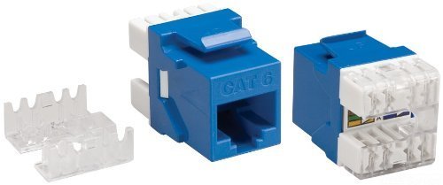0782247199517 - ALLEN TEL AT66-20 CATEGORY 6 HIGH DENSITY JACK MODULE, BLUE, 1 PORT, T568-A/B WIRING, 110 TERMINATION, 8 POSITION, 8 CONDUCTOR BY ALLEN-TEL