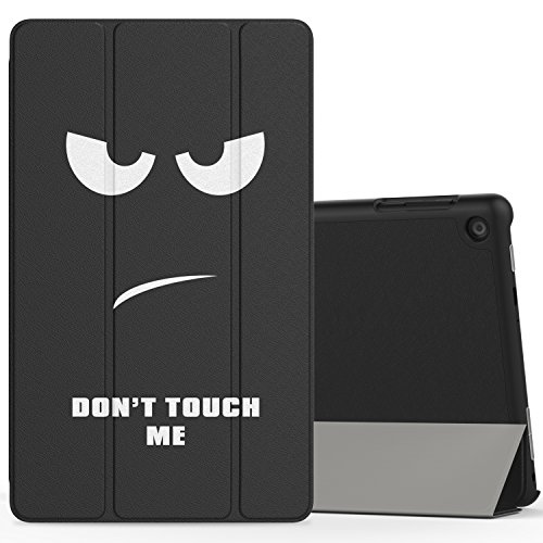 0782301286498 - MOKO CASE FOR ALL-NEW AMAZON FIRE HD 8 (2016 6TH GENERATION) - ULTRA SLIM LIGHTWEIGHT SMART-SHELL STAND COVER WITH AUTO WAKE / SLEEP FOR FIRE HD 8 TABLET (6TH GEN, 2016 RELEASE ONLY), DON'T TOUCH ME