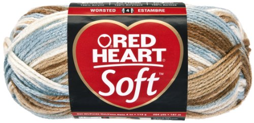 0782325698314 - RED HEART E728.9934 SOFT YARN, ICY POND