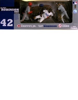 0782361169229 - MCFARLANE TOYS ACTION FIGURE - MLB JACKIE ROBINSON DAY (3 PACK) - ROBINSON, CANO, GRIFFEY, JR.