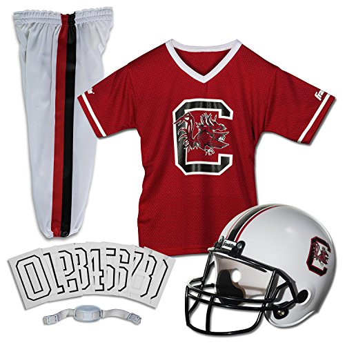 0782361300110 - FRANKLIN SPORTS NCAA SOUTH CAROLINA FIGHTING GAMECOCKS DELUXE YOUTH TEAM UNIFORM SET, SMALL