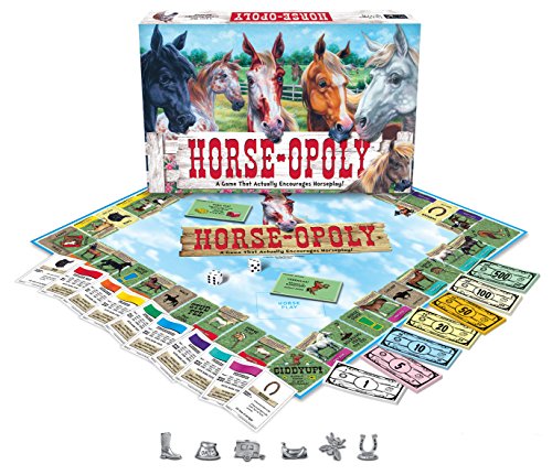 0782361334108 - HORSE-OPOLY BOARD GAME BY LATE FOR THE SKY